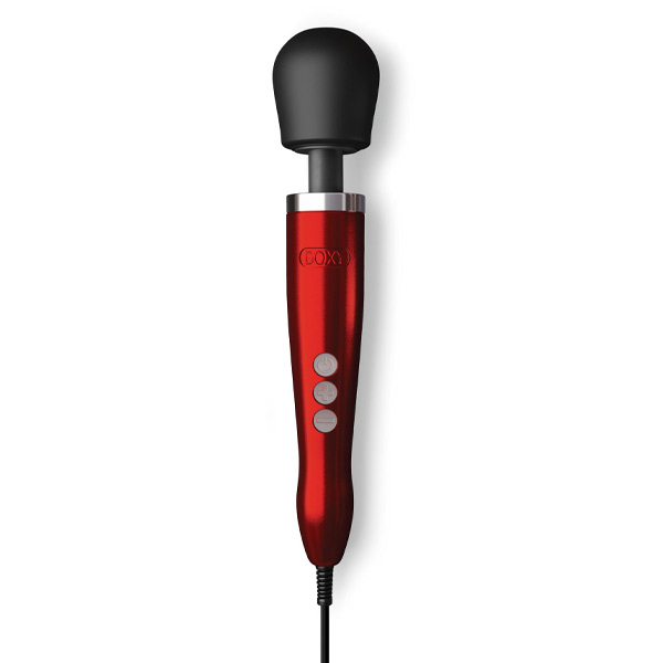 DOXY Die Cast - Powerful Vibrating Massage Wand | Polished Red