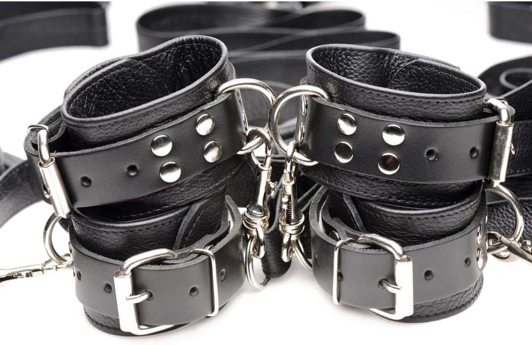 The Bed Bondage Kit Adjustable Under Mattress Restraints