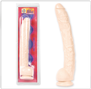 17inch Dick Rambone Anal Dildo -  Pale Flesh
