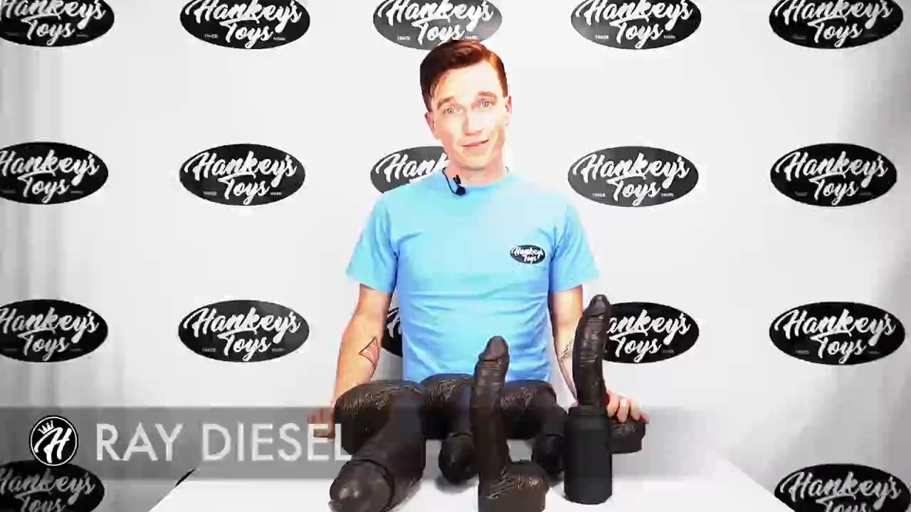 Mr Hankey's Ray Diesel Realistic Dildo 8.65 Inches to 12.25 Inches (4 Sizes)