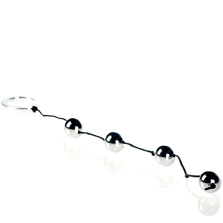 Seven Creations Heavy Metal Anal Beads 10 Inches | UberKinky