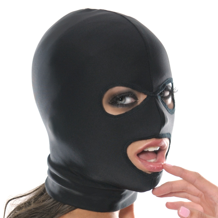 Fetish Fantasy Spandex 3 Hole Hood 1