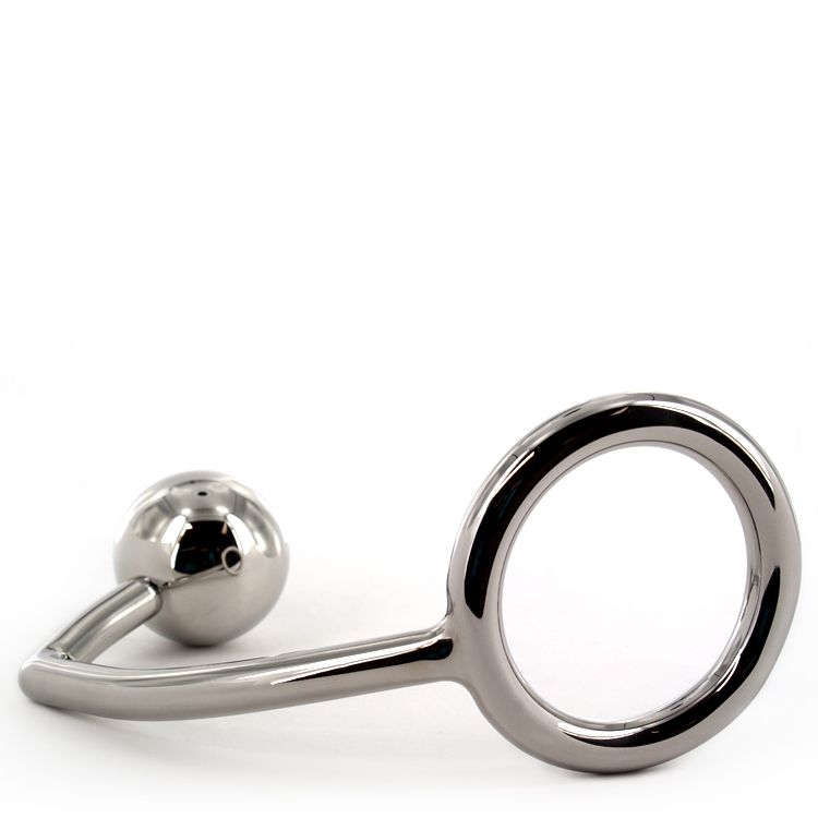 Cock Ring with Anal Ball Lock 45MM | UberKinky