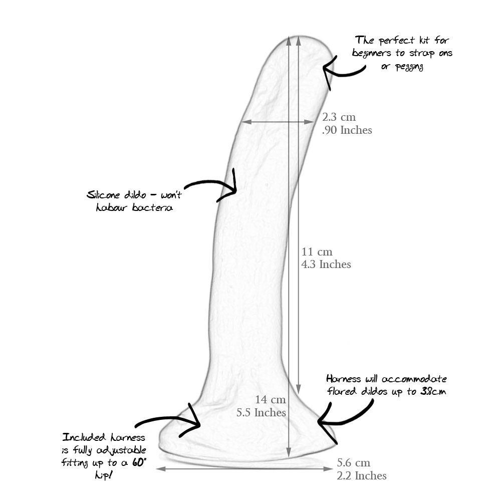 Sportsheets New Comers Strap On & Dildo Set | UberKinky