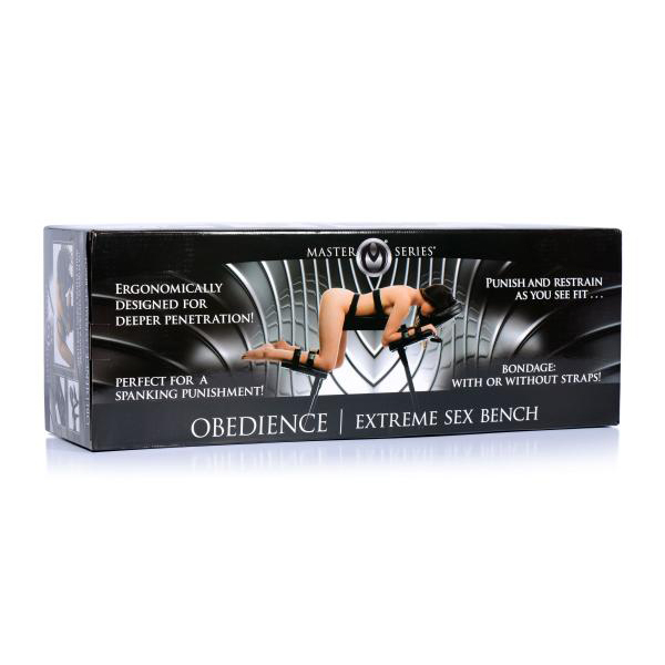 Master Series Obedience Extreme Sex Bench with Restraint Straps | UberKinky