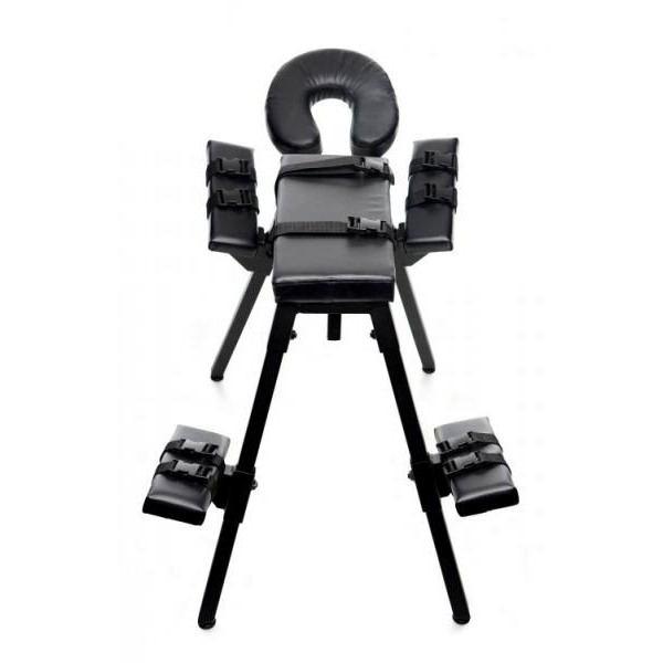Master Series Obedience Extreme Sex Bench with Restraint Straps | UberKinky
