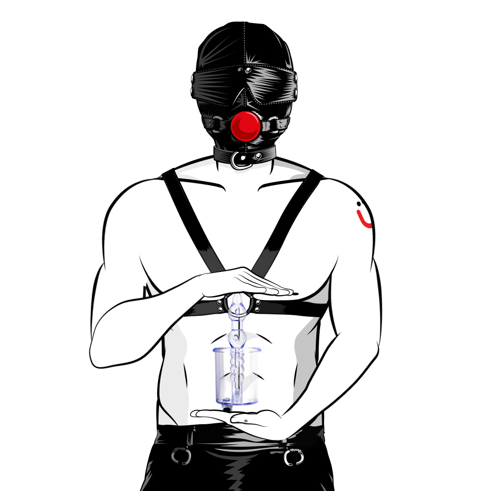 Tom Of Finland Anal Rosebud Vacuum With Beaded Rod  | UberKinky