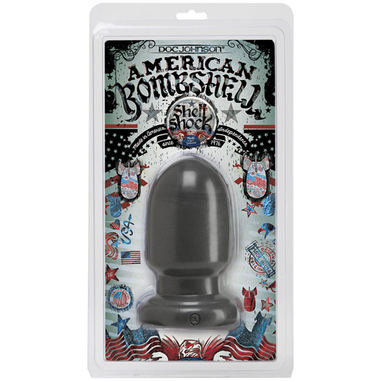 Doc Johnson American Bombshell Shellshock Butt Plug 6 Inches or 8.5 Inches | UberKinky