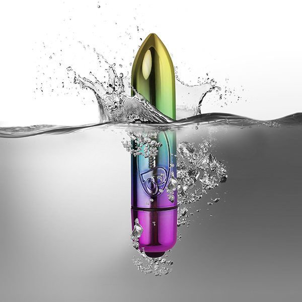 Rocks-Off RO-80mm Rainbow Bullet Vibrator | UberKinky