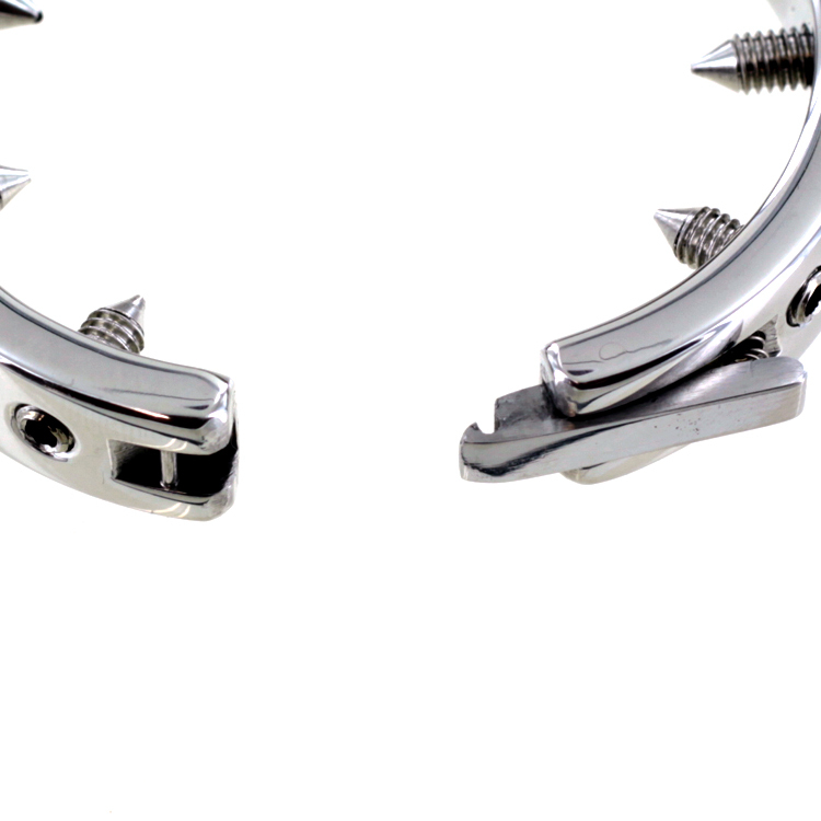 UberKinky Hinged Cock Ring with Adjustable Spikes | UberKinky