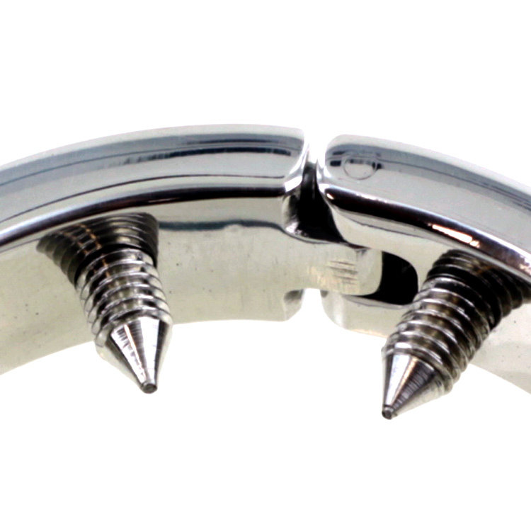 UberKinky Hinged Cock Ring with Adjustable Spikes | UberKinky