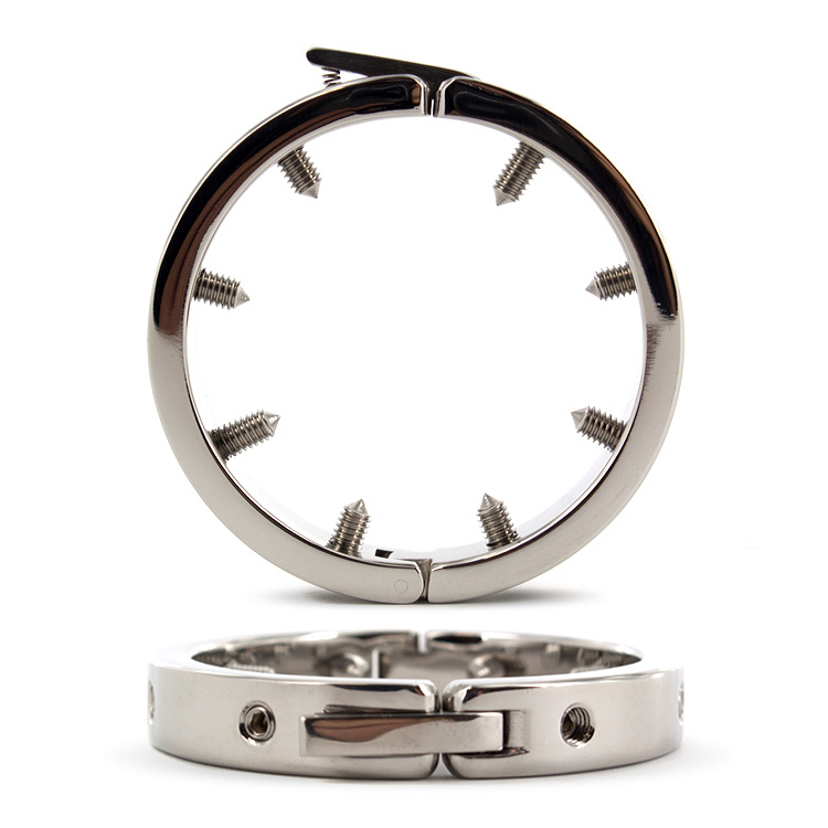 UberKinky Hinged Cock Ring with Adjustable Spikes | UberKinky