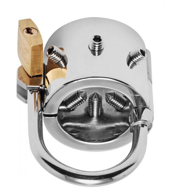 Uberkinky Locking Spiked Ball Collar and Splitter | UberKinky