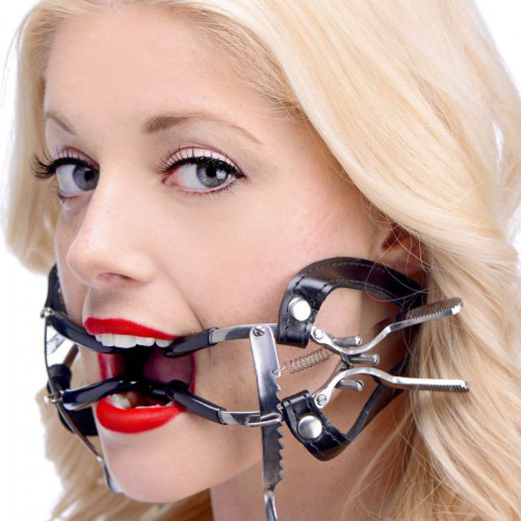 Master Series Ratchet Style Jenings Mouth Gag with Strap | UberKinky