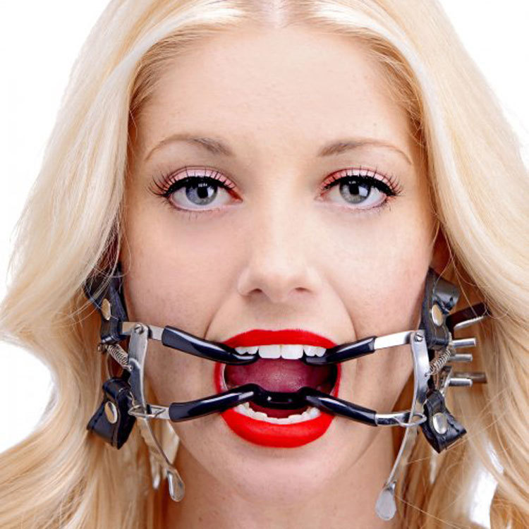 Master Series Ratchet Style Jenings Mouth Gag with Strap | UberKinky