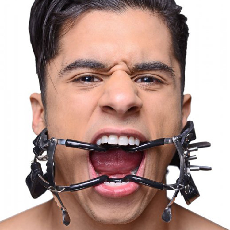 Master Series Ratchet Style Jenings Mouth Gag with Strap | UberKinky