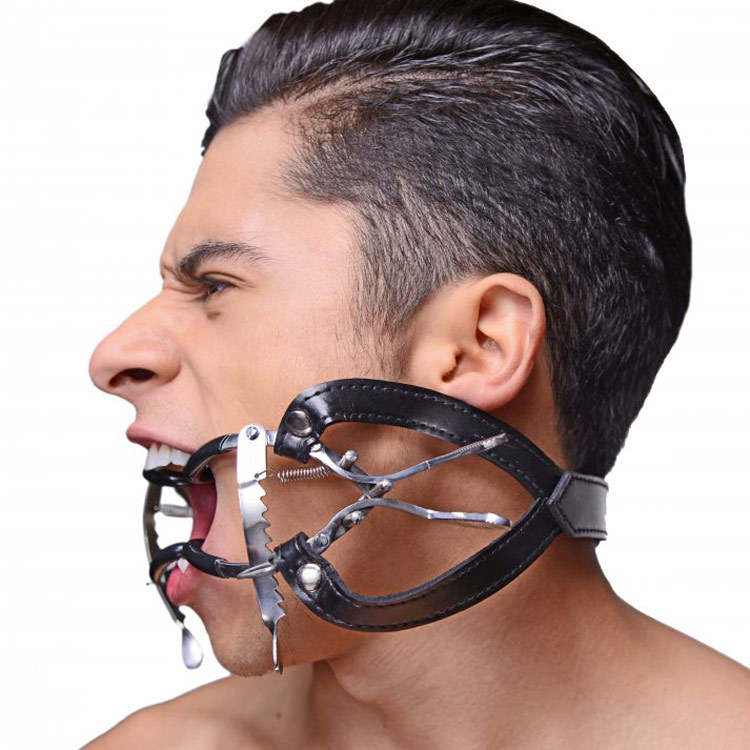Master Series Ratchet Style Jenings Mouth Gag with Strap | UberKinky