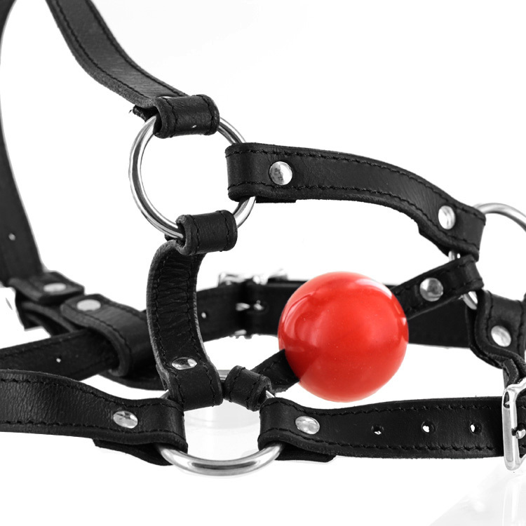UberKinky Ball Gag Head Harness | UberKinky