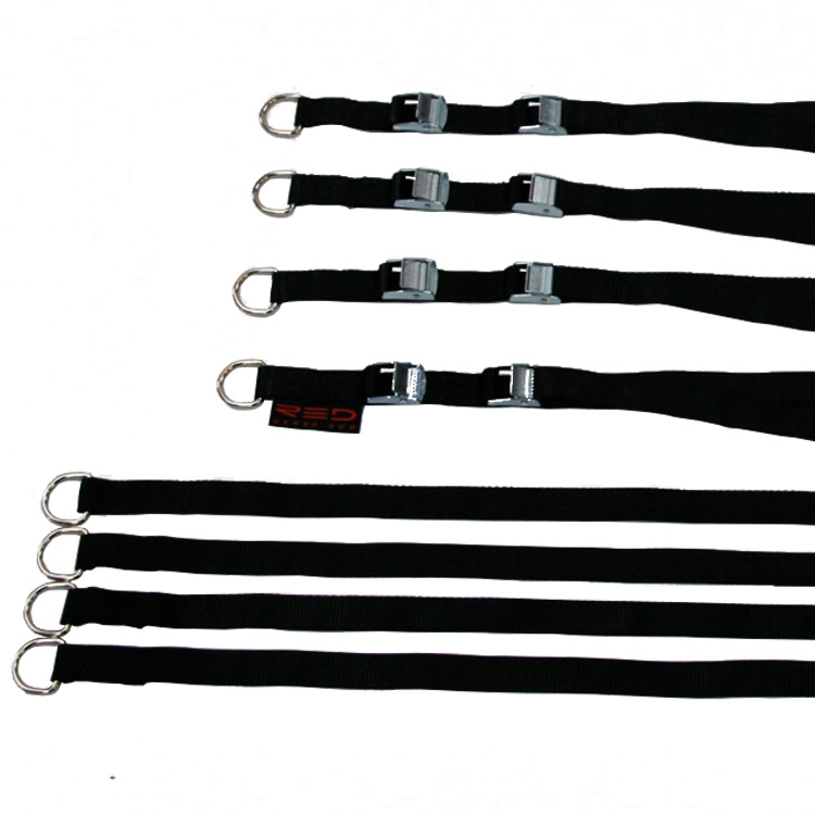 RED Multi-Purpose Adjustable Sling Frame Strap Set | UberKinky