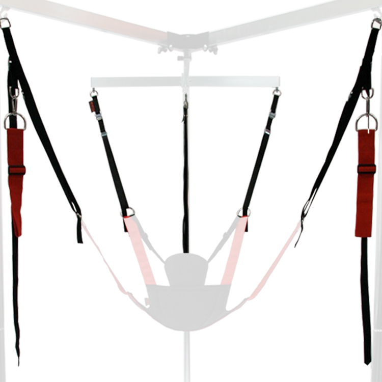 RED Multi-Purpose Adjustable Sling Frame Strap Set | UberKinky