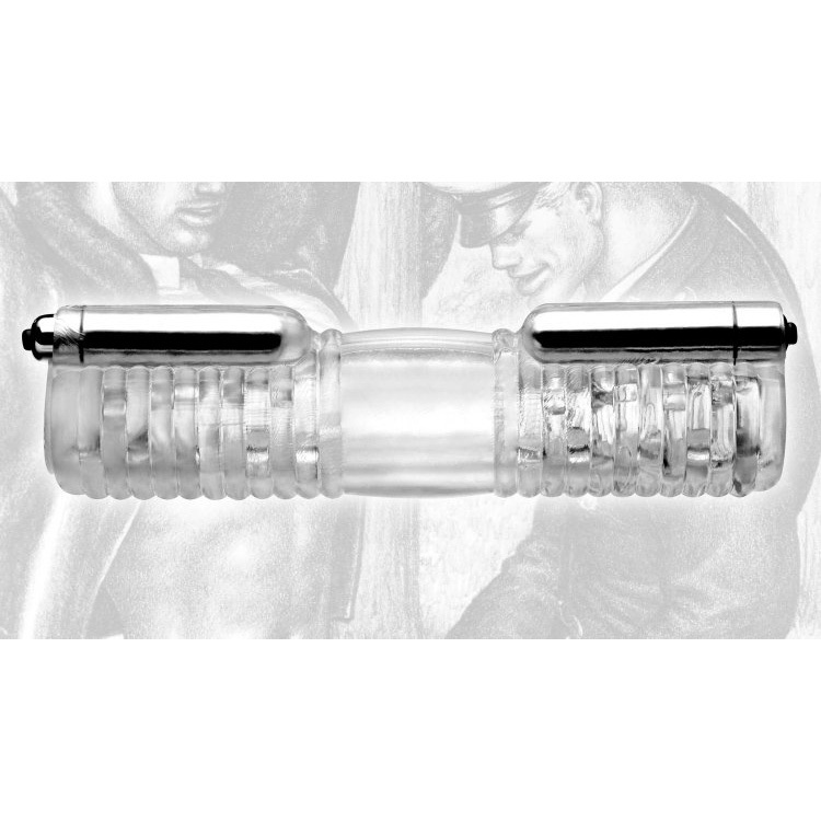 Tom of Finland Head to Head Vibrating Sleeve | UberKinky