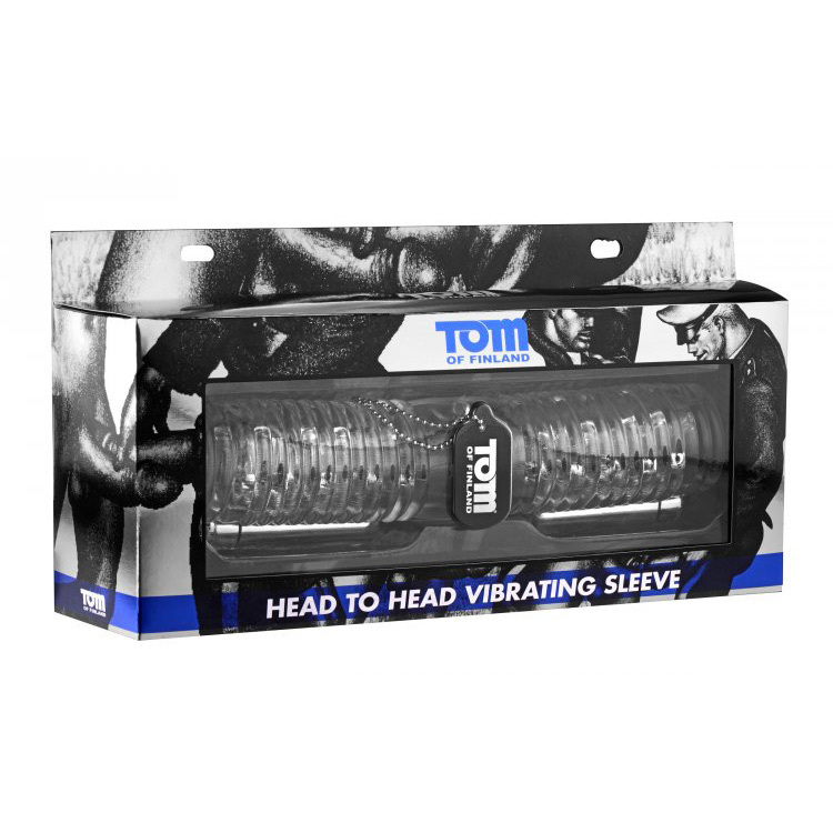 Tom of Finland Head to Head Vibrating Sleeve | UberKinky