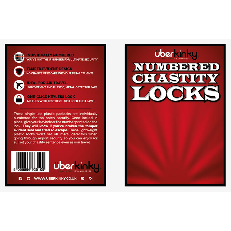 UberKinky Numbered Chastity Locks | UberKinky