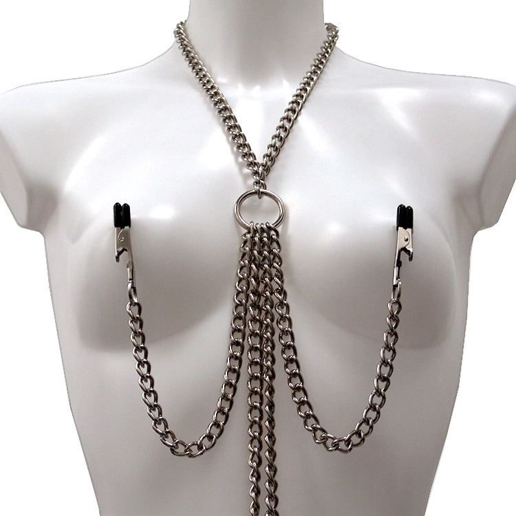 Master Series Collar Nipple and Clit Clamp Set | UberKinky