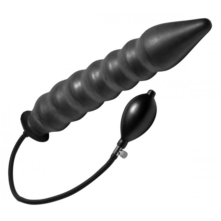 Master Series Accordion Inflatable XL Anal Plug 15 inches | UberKinky