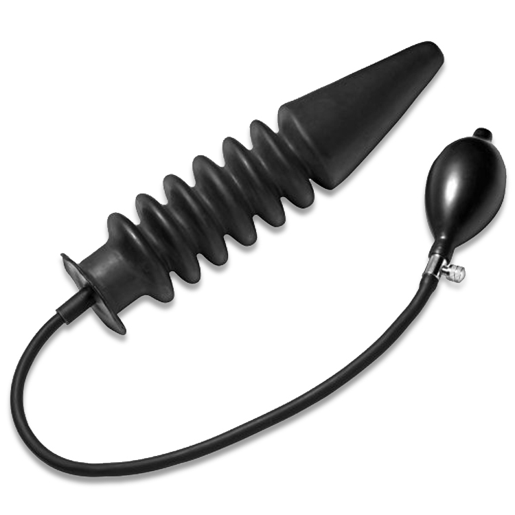 Master Series Accordion Inflatable XL Anal Plug 15 inches | UberKinky
