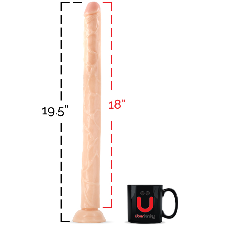 Raging Cockstars Long Dong Leo 18 inch Dildo | UberKinky