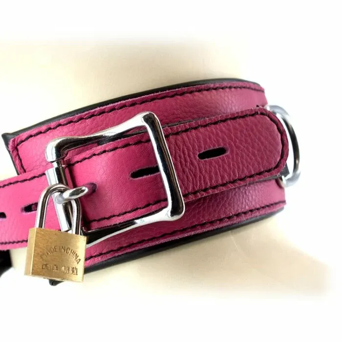 UberKinky Five Piece Pink Locking Restraints Set | UberKinky