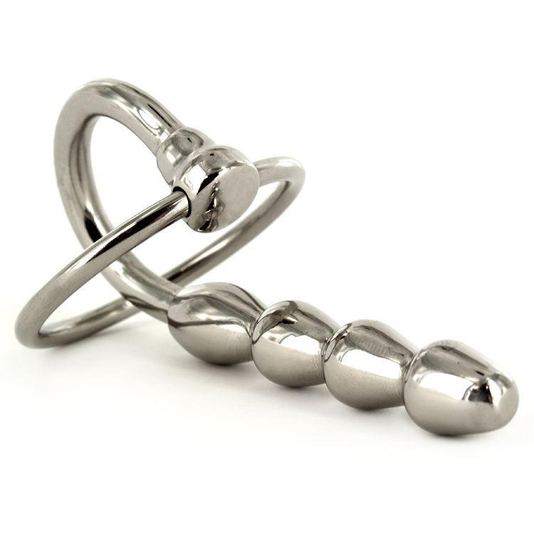 Uberkinky Spade Drop Penis Plug with Glans Ring | UberKinky