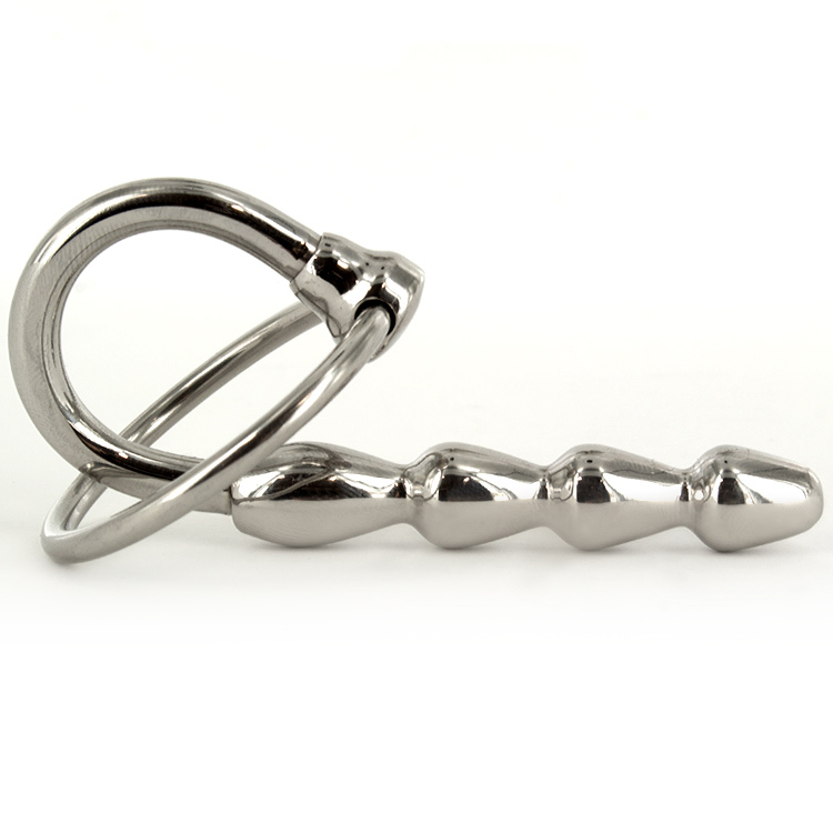 Uberkinky Spade Drop Penis Plug with Glans Ring | UberKinky
