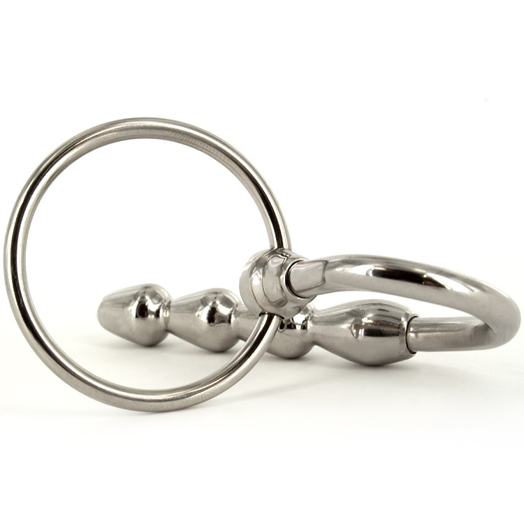 Uberkinky Spade Drop Penis Plug with Glans Ring | UberKinky