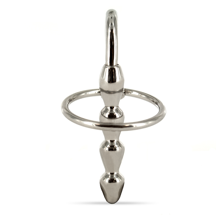 Uberkinky Spade Drop Penis Plug with Glans Ring 1