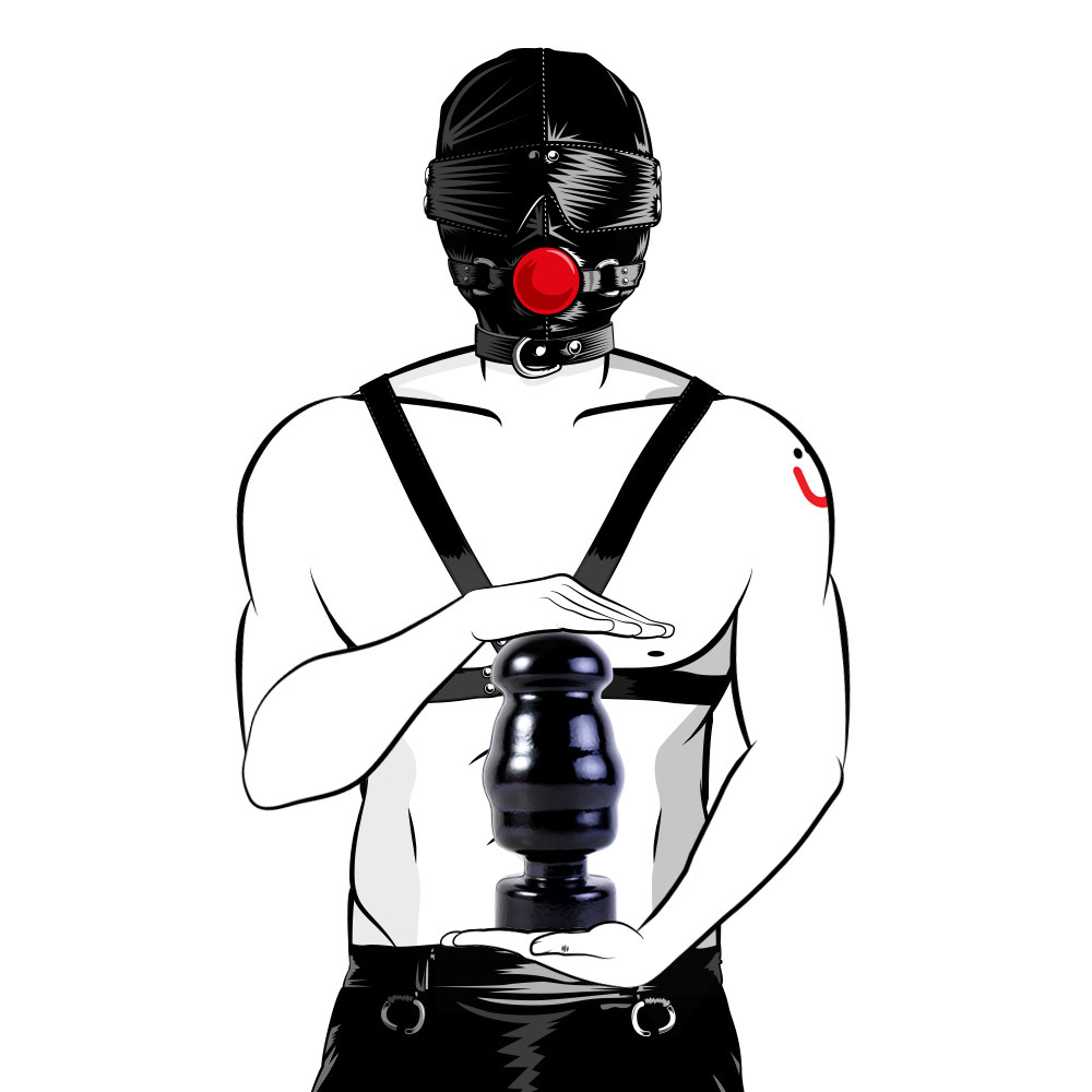 Uberkinky Big Man in a Barrel Butt Plug 6 Inches | UberKinky