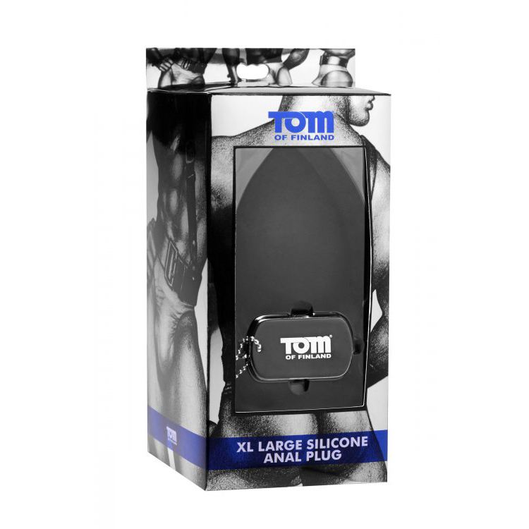 Tom of Finland XL Large Silicone Anal Plug 5 inches | UberKinky