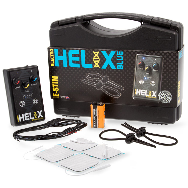 E-Stim Systems ElectroHelix Blue Electro Sex Kit 2