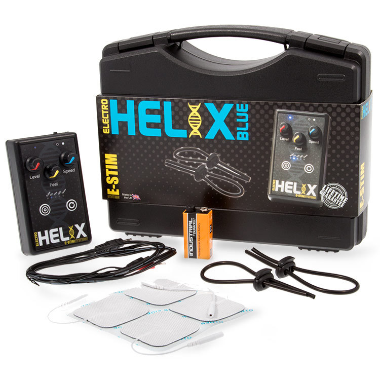 E-Stim Systems ElectroHelix Blue Electro Sex Kit | UberKinky