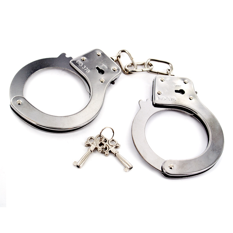 Sex & Mischief Metal Handcuffs | UberKinky