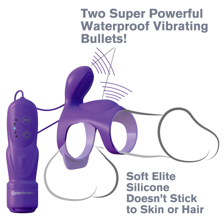 Fantasy C-Ringz Ultimate Couples Cage Vibrating Cock Ring | UberKinky