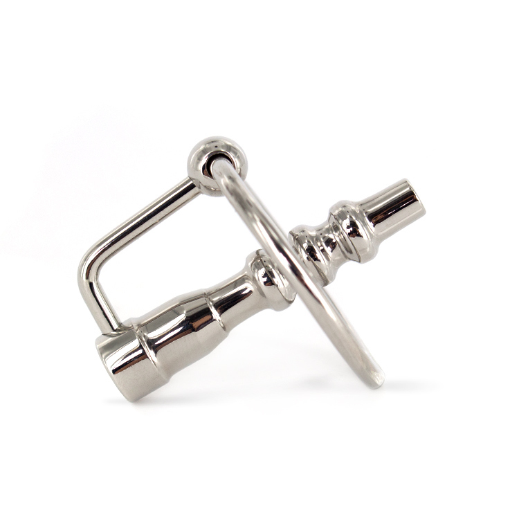 Uberkinky Ribbed Wedge Penis Plug with Glans Ring | UberKinky