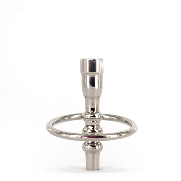 Uberkinky Ribbed Wedge Penis Plug with Glans Ring | UberKinky