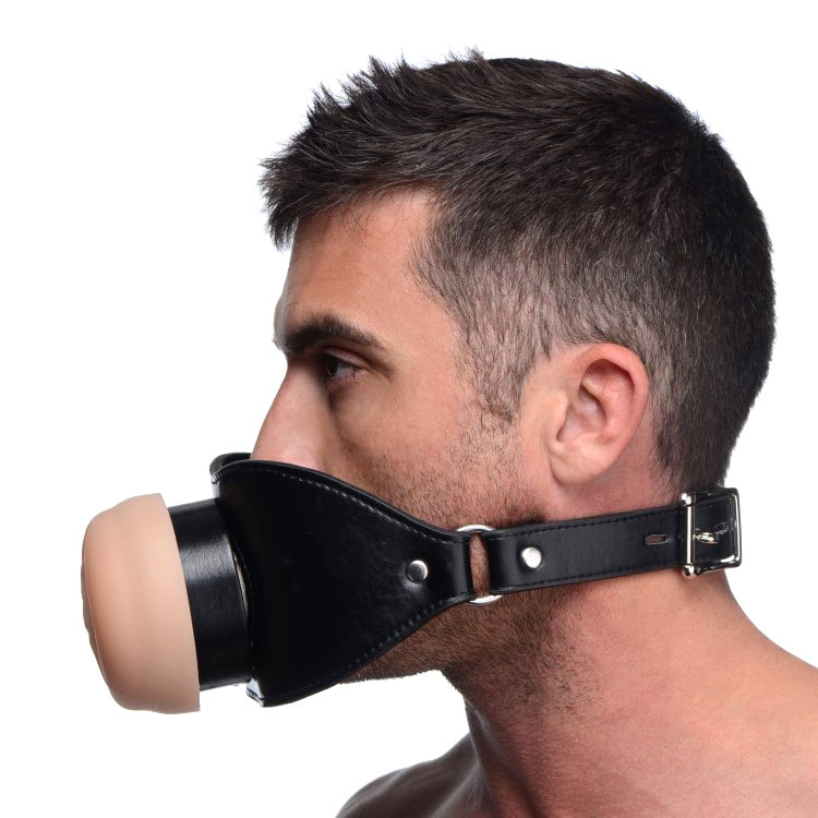 Master Series Pussy Face Oral Sex Mouth Gag | UberKinky