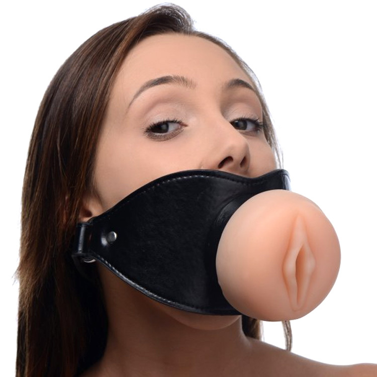 Master Series Pussy Face Oral Sex Mouth Gag | UberKinky