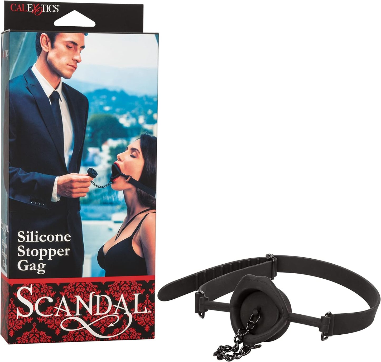 California Exotics Scandal Silicone Stopper Gag