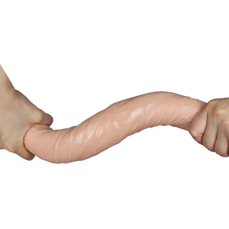 UberKinky King Size Realistic Slim Ultra Double Dildo | UberKinky