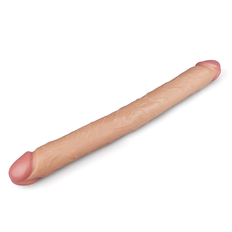 UberKinky King Size Realistic Slim Ultra Double Dildo | UberKinky