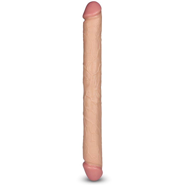 UberKinky King Size Realistic Slim Ultra Double Dildo | UberKinky